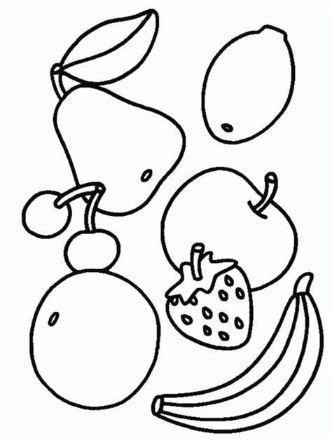 healthy food coloring pages  kids coloring home