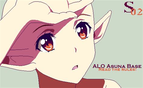 alo asuna base by saku02 on deviantart