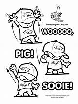 Razorbacks Razorback University Hogs Baylor Hog Pig sketch template