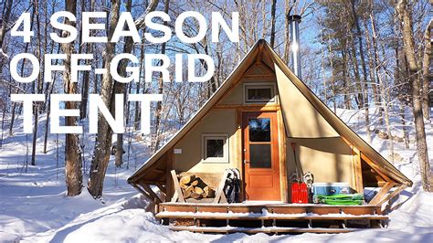 grid prospector style tent  tiny house alternative houses tiny