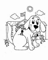 Coloring Clifford Pages Dog Big Red Puppy School Days Emilys Getcolorings Getdrawings Coloringsun Color sketch template