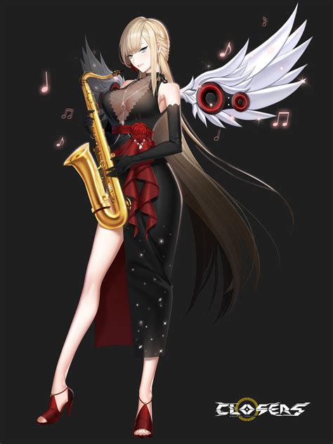 Harpy Closers Closers Highres Official Art 1girl Arm Up