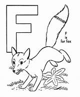 Kleurplaat Letter Fuchs Coloringhome sketch template