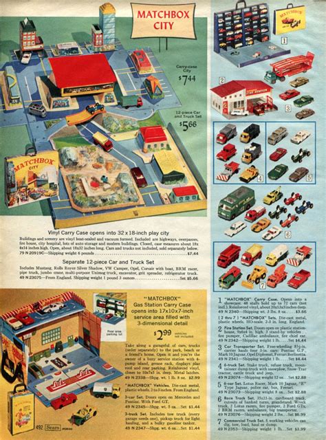 1967 ad matchbox city vintage 1967 toy advertisement gas station play city toy cars trucks ad advert