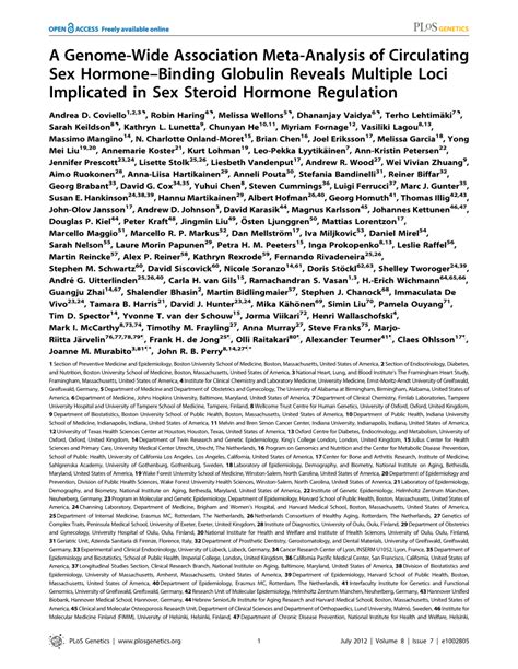 pdf a genome wide association meta analysis of circulating sex