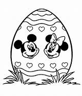 Easter Coloring Disney Pages Cartoons Posted Mickey sketch template