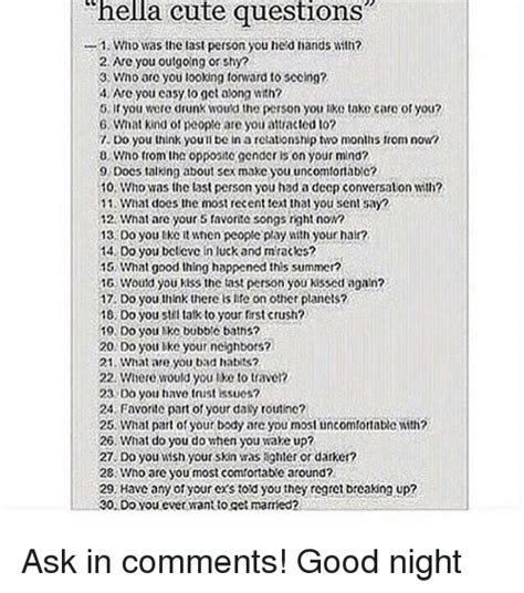 hella cute questions 1 wmo was the last person you held