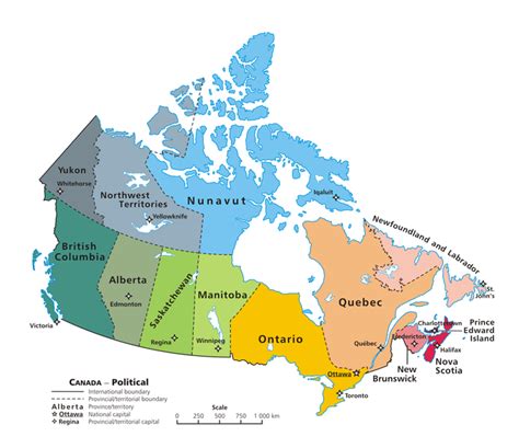 provinces canada capitale superficie langue