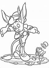 Cricket Jiminy Pages Coloring Color Getcolorings sketch template