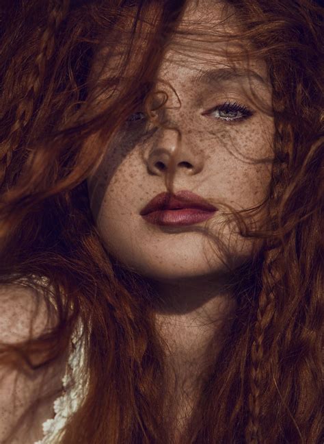Nejla Hadzic By Nina Masic For Redheads Beautiful Freckles