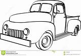 Pickup Camioncino 1948 Jacked Arancio Vecchia Clipartmag Clipground Scoperto sketch template