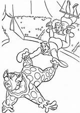 Circus Coloring Tulamama Tiger Acrobats sketch template