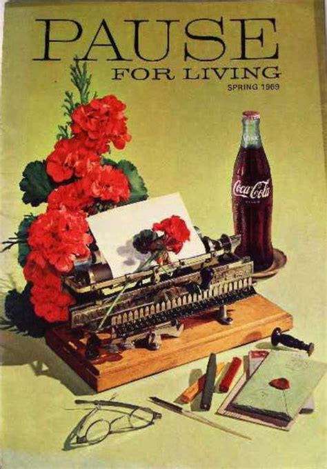 coca cola pause for living booklet vintage magazine coke spring 1969