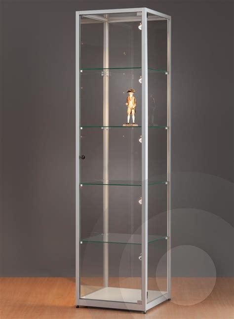 Tall Display Cabinet With Glass Top 500 Mm Glass Showcases