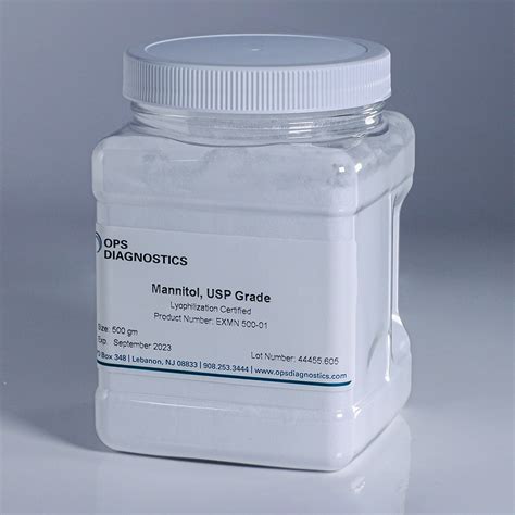 mannitol  usp lyophilization certified