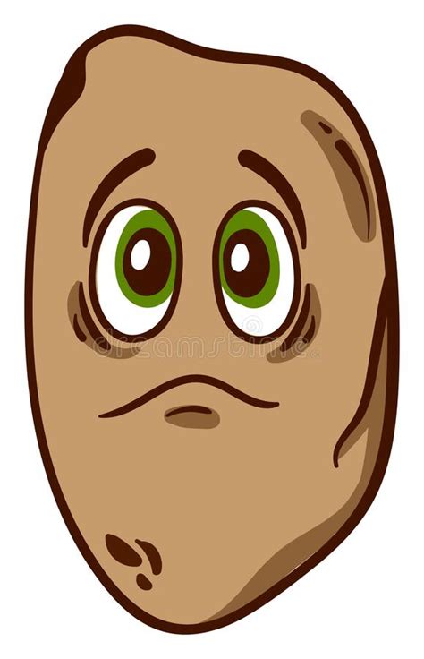 Cartoon Potato In Love Illustration Vector Stock Vector