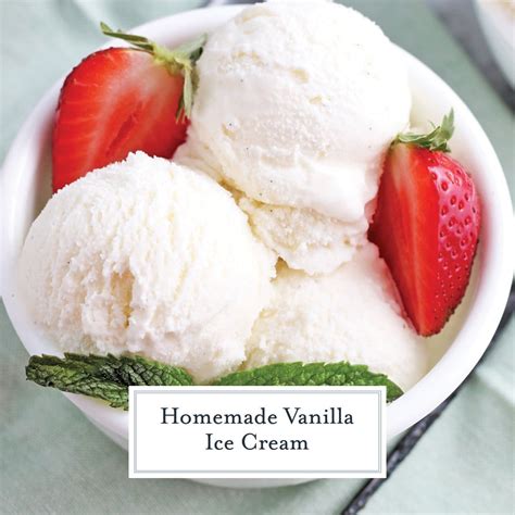 homemade vanilla ice cream recipe churned  real vanilla bean