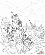 Coloring Apostle Paulus Shipwreck Apostel Colorare Shipwrecked Naufragio Ausmalbild Gustave Schiffbruch Disegni Getcolorings Wrecked sketch template