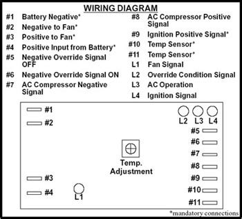 flex  lite fan controller wiring diagram wiring diagram