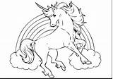Coloring Unicorn Pages Fat Getcolorings sketch template