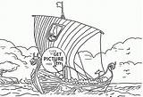 Coloring Viking Ship Pages Kids Longship Transportation Printables Colouring Designlooter Template Library Choose Board 2080 13kb sketch template