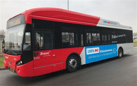 negen nieuwe elektrische bussen   hertogenbosch bravo