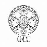 Gemini sketch template