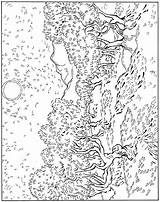 Gogh Kleurplaat Kleurplaten Bomen Olijf 1889 Volwassenen Schilderijen Sunflowers Template Malvorlage Maak Persoonlijke Downloaden Shopkins sketch template