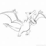 Pokemon Aerodactyl Xcolorings 50k sketch template