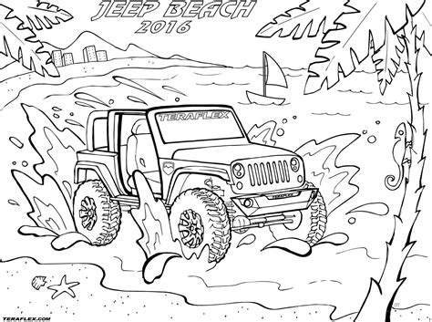 jeep coloring pages  getcoloringscom  printable colorings