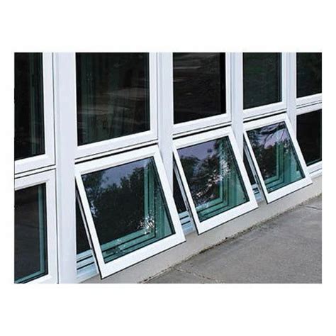 fixed white upvc awning window  rs square feet  hyderabad id