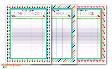 printable monthly bill pay checklist    mopping  floor