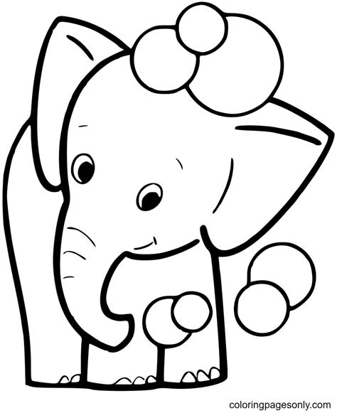 baby elephant cute coloring pages elephant coloring pages coloring