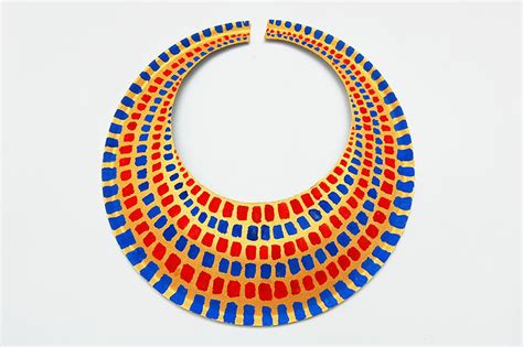 daily dose  art egyptian collar necklace hopewell valley arts council