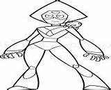 Universe Steven Coloring Pages Characters Peridot Printable sketch template