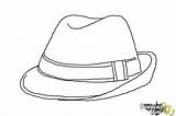 Fedora Draw Sketch Coloring Drawingnow Paintingvalley sketch template