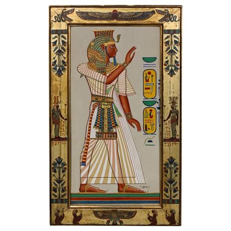 Northern European Egyptian Revival Porcelain Plaque In