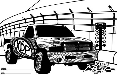 coloring pages  dodge trucks