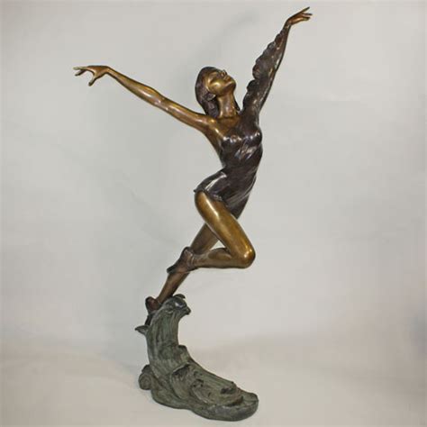 bronze life size ballet dancer