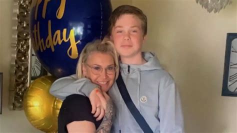 s club 7 s jo o meara posts rare pictures of son as they celebrate his