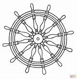 Wheel Coloring Ship Pages Drawing Pirate Ships Printable Drawings Sea Boats sketch template