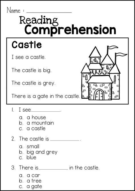 st grade english worksheets reading comprehension worksheets