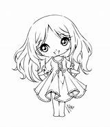 Coloring Pages Chibi Sureya Coloriage Manga Deviantart Adult Anime Girl Lineart Books Boyama Stamps Colouring Color Aria Princess Colorear Para sketch template