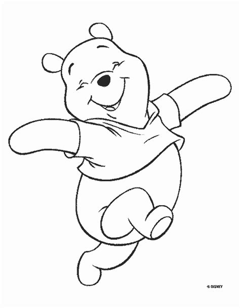 winnie  pooh bear disney coloring pages