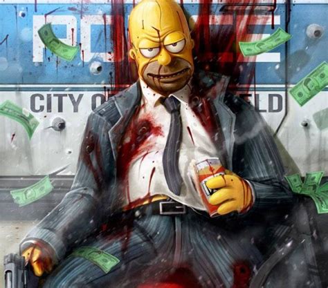 Dead Homer Simpson And A Twisted Cookie Monster The Evil Images That