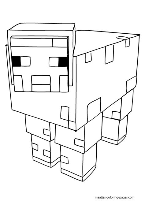 minecraft sheep coloring pages printable coloring pages