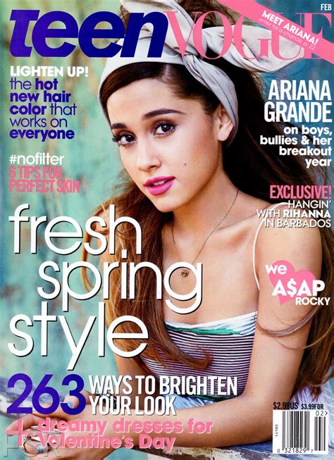 ariana grande photoshoot for teen vogue february 2014 issue