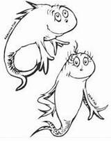 Fish Seuss sketch template