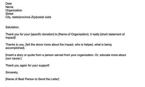 write     letter  donations  templates