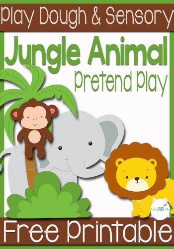 jungle scene printable jungle animals preschool jungle animal